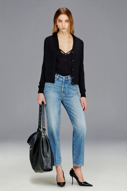 model wearing the new 1981 D-Went denim